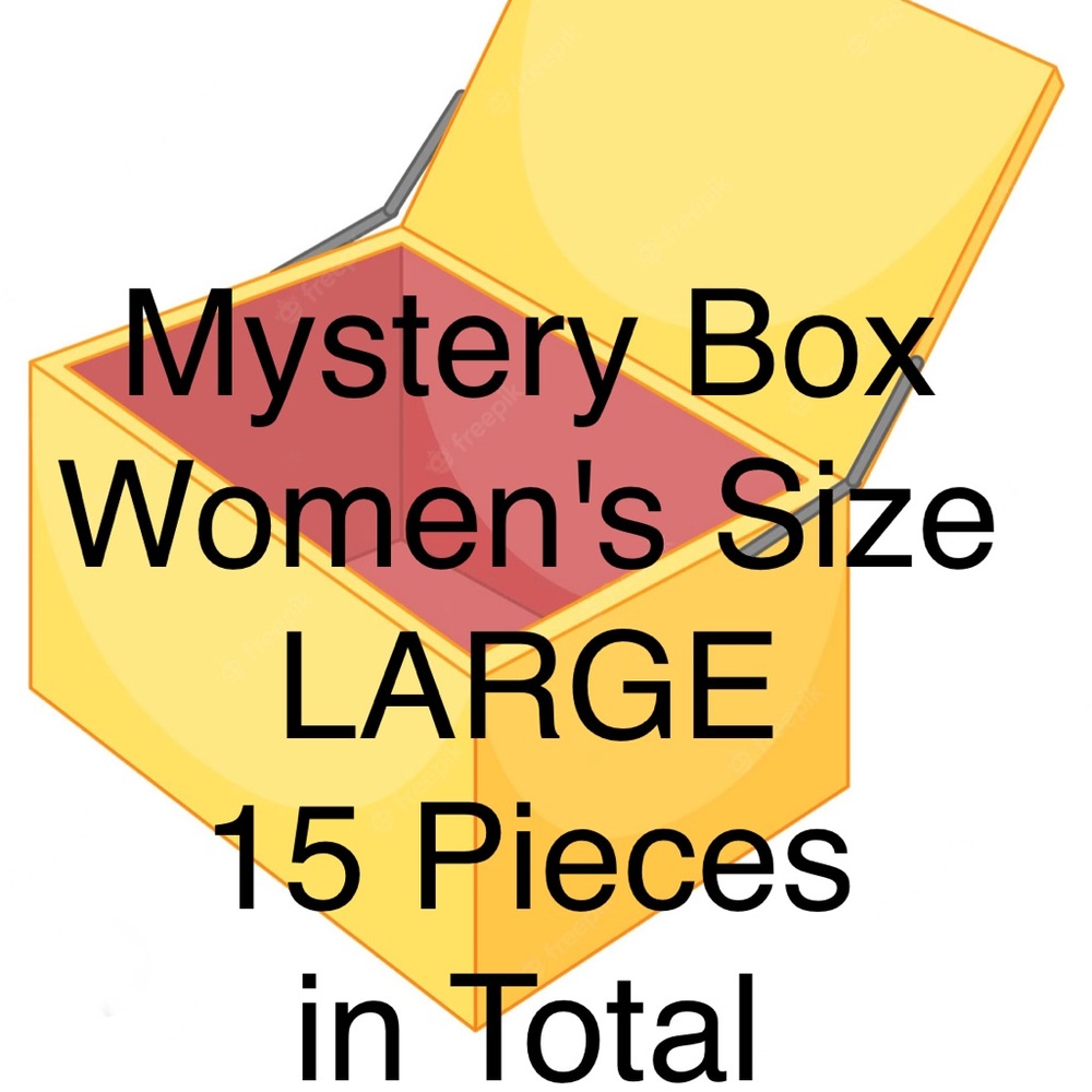 📣ANY 3 @ $33 - $6.99 ship📣 Mystery Box - All Women's Size Large - 15 Pieces